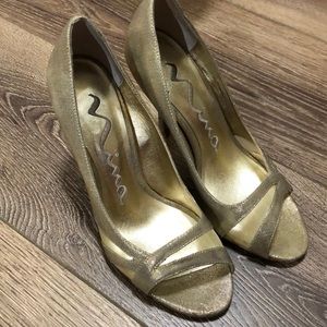 Nina 👠 Gold dressy heels